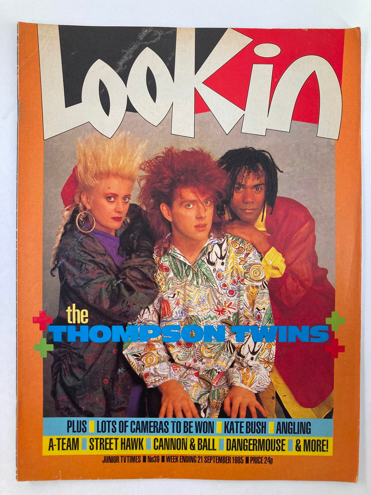 Vintage Lookin Magazine September 21 1985 #39 The Thompson Twins No Label