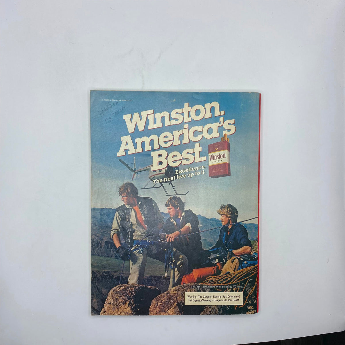 Cover of VTG Esquire Magazine June 1984 Vol 101 No. 6 New American Woman, depicting an adventurous outdoor scene with climbers, emphasizing the theme of excellence and exploration.