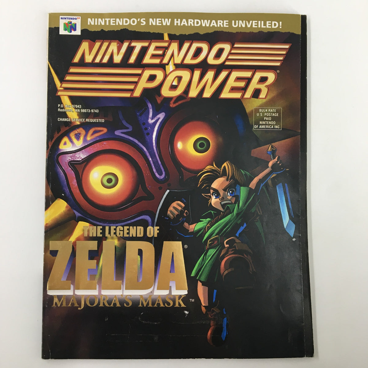 Nintendo Power Magazine #137 October 2000 featuring The Legend of Zelda cover art with Link, celebrating the iconic game series.