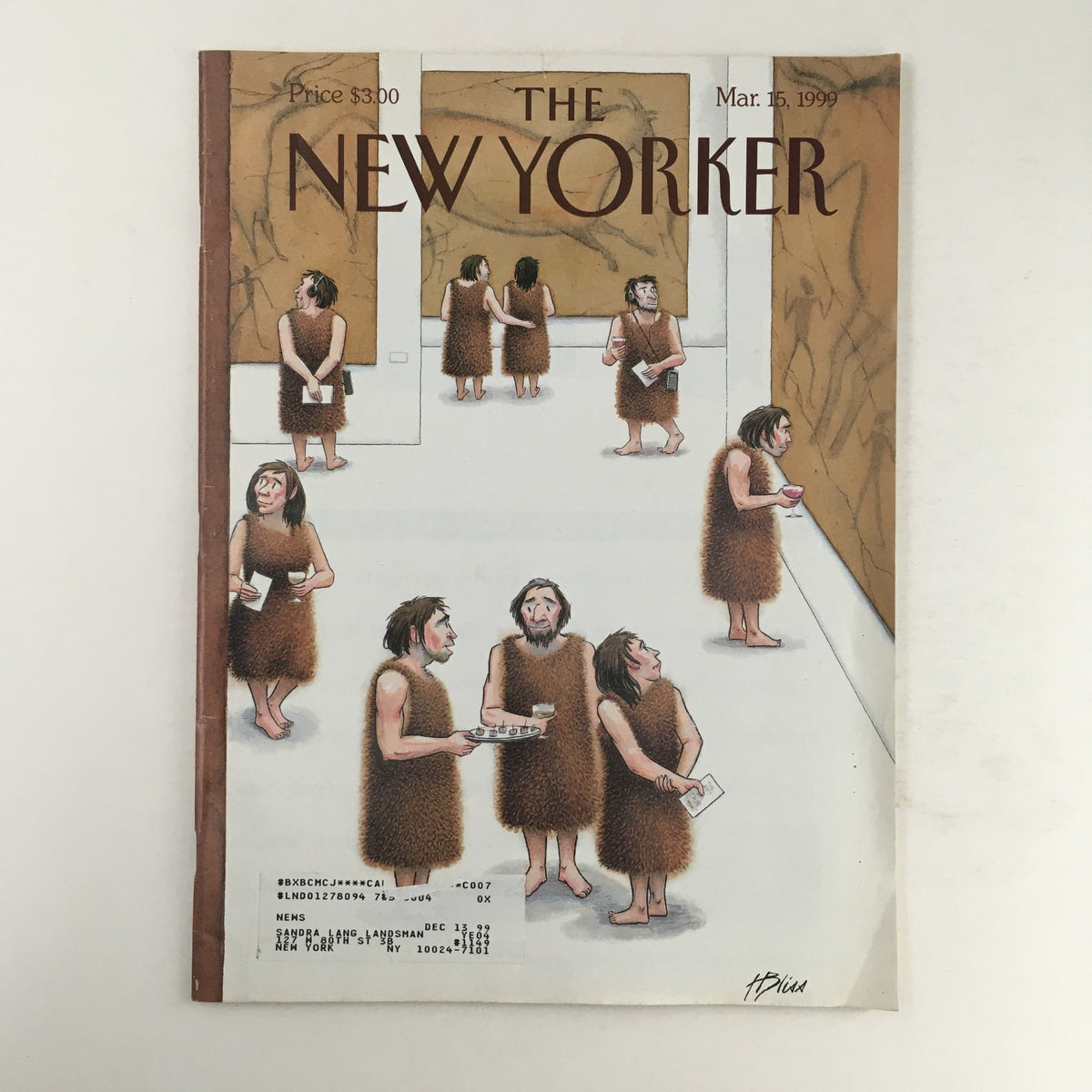 The New Yorker Full Magazine March 15 1999 Cave Opening by Harry Bliss