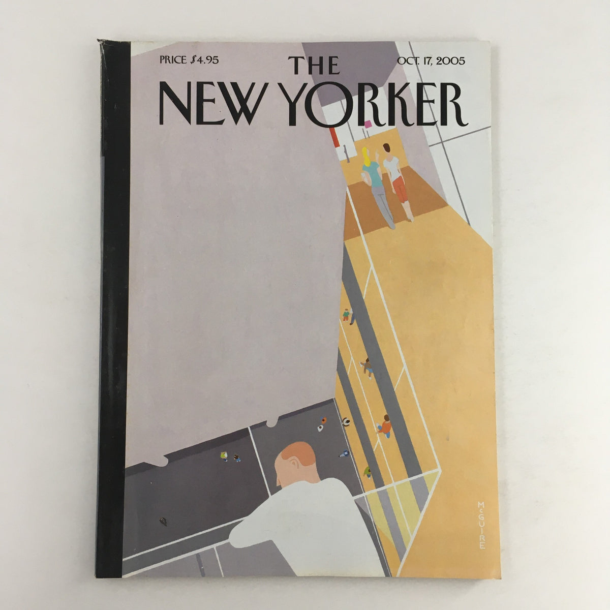 The New Yorker Magazine October 17 2005 Cover featuring an artistic illustration and design by Richard McGuire, showcasing a unique play of colors and forms.