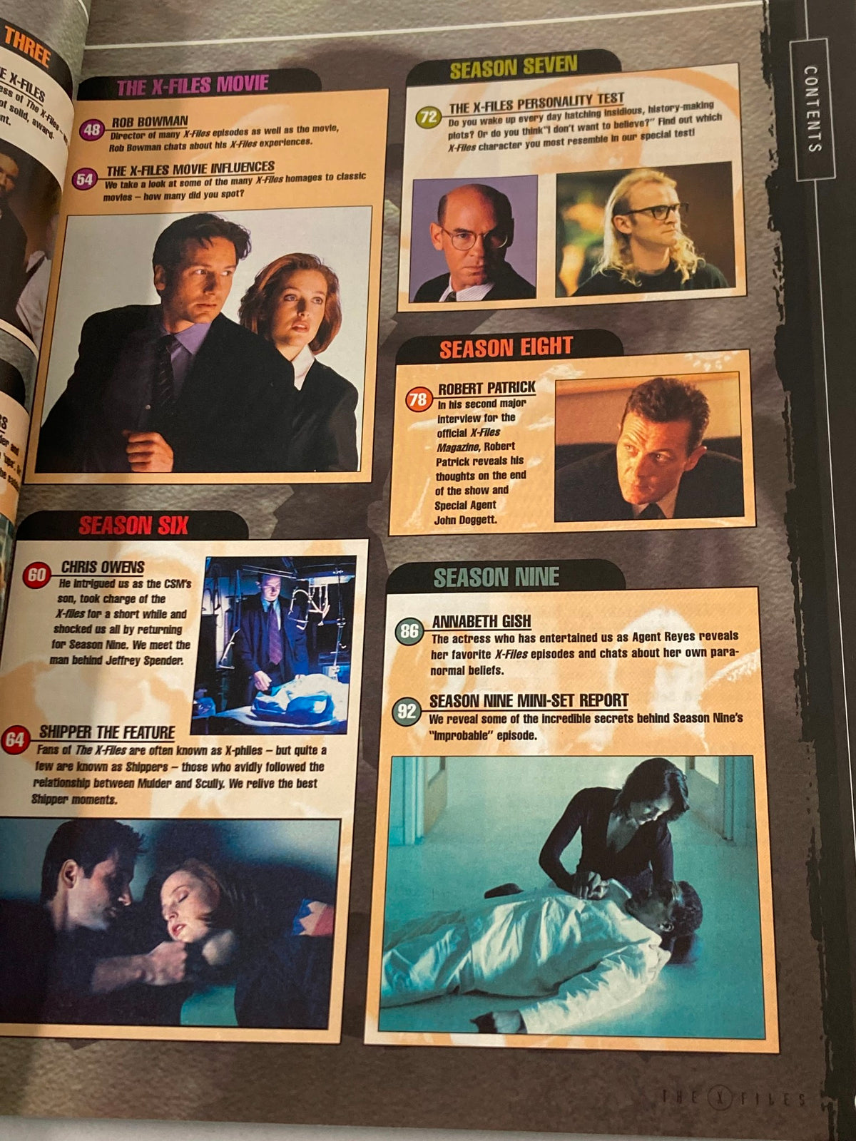 Complete The X-Files Yearbook 2002 David Duchovny Gillian Anderson No Label