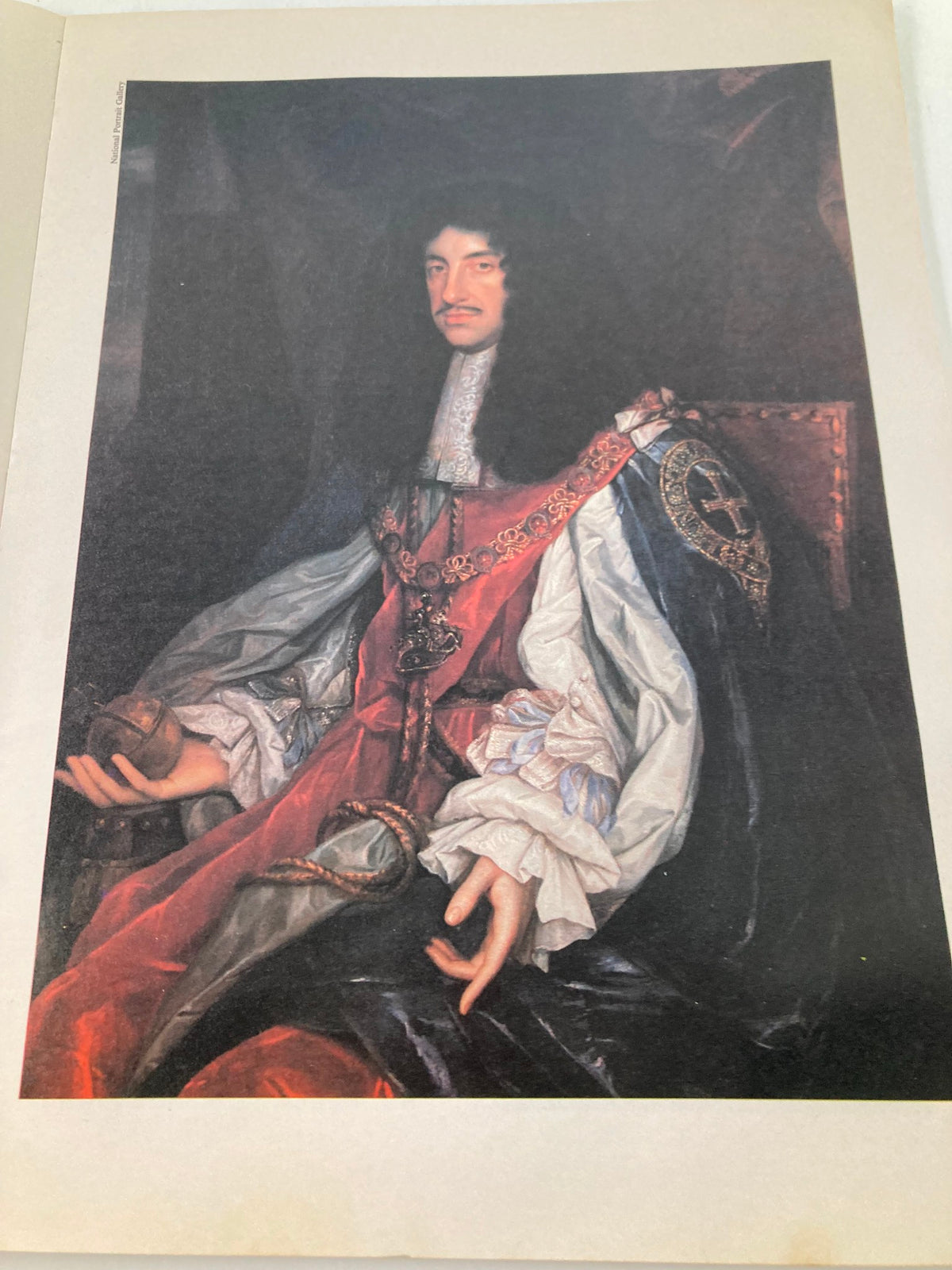 Portrait of Charles II from 'VTG Strange Stories from Covent Garden April 1982 The Bucket of Blood No Label', illustrating his royal attire and presence.