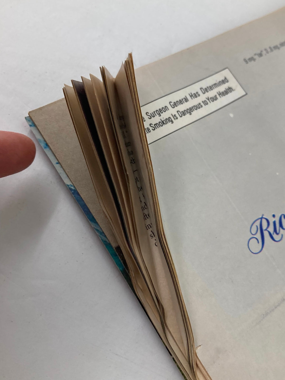Interior view of the VTG Newsweek Magazine January 22, 1979 showing pages with age-related wear, emphasizing the magazine's vintage condition.