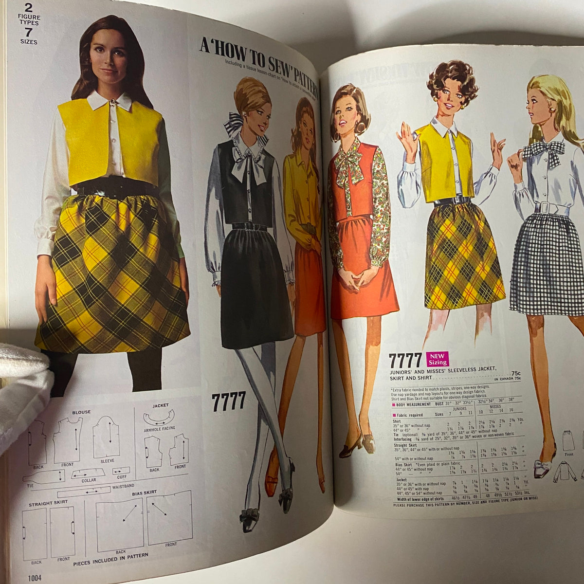 1968 December Simplicity Catalog Sewing Pattern showcasing a variety of fashionable designs including dresses and jackets, perfect for sewing enthusiasts.