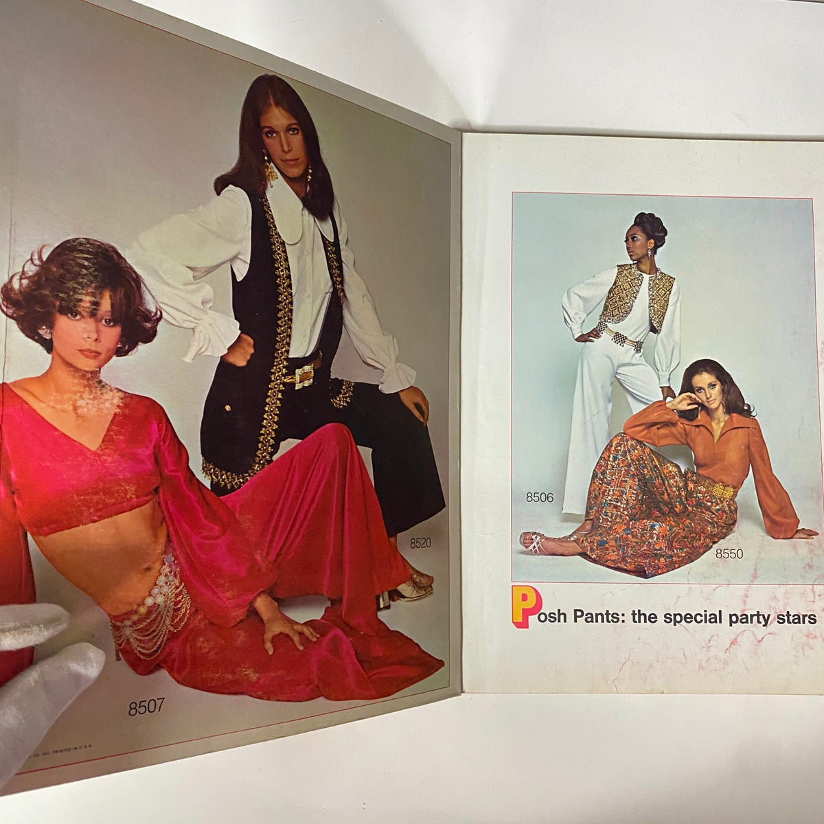 1969 Simplicity Holiday Catalog Sewing Pattern preview showcasing vibrant fashion designs and styles suitable for festive occasions.