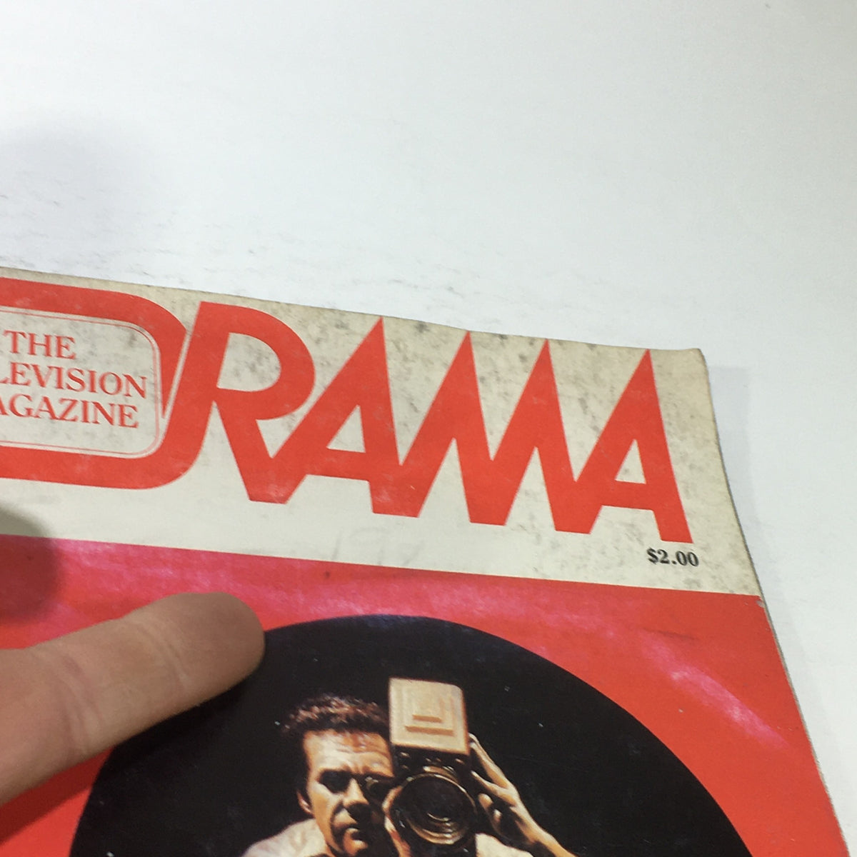 Close-up of the title section from VTG Panorama The Television Magazine January 1981, displaying the magazine's logo and the issue price of $2.00.