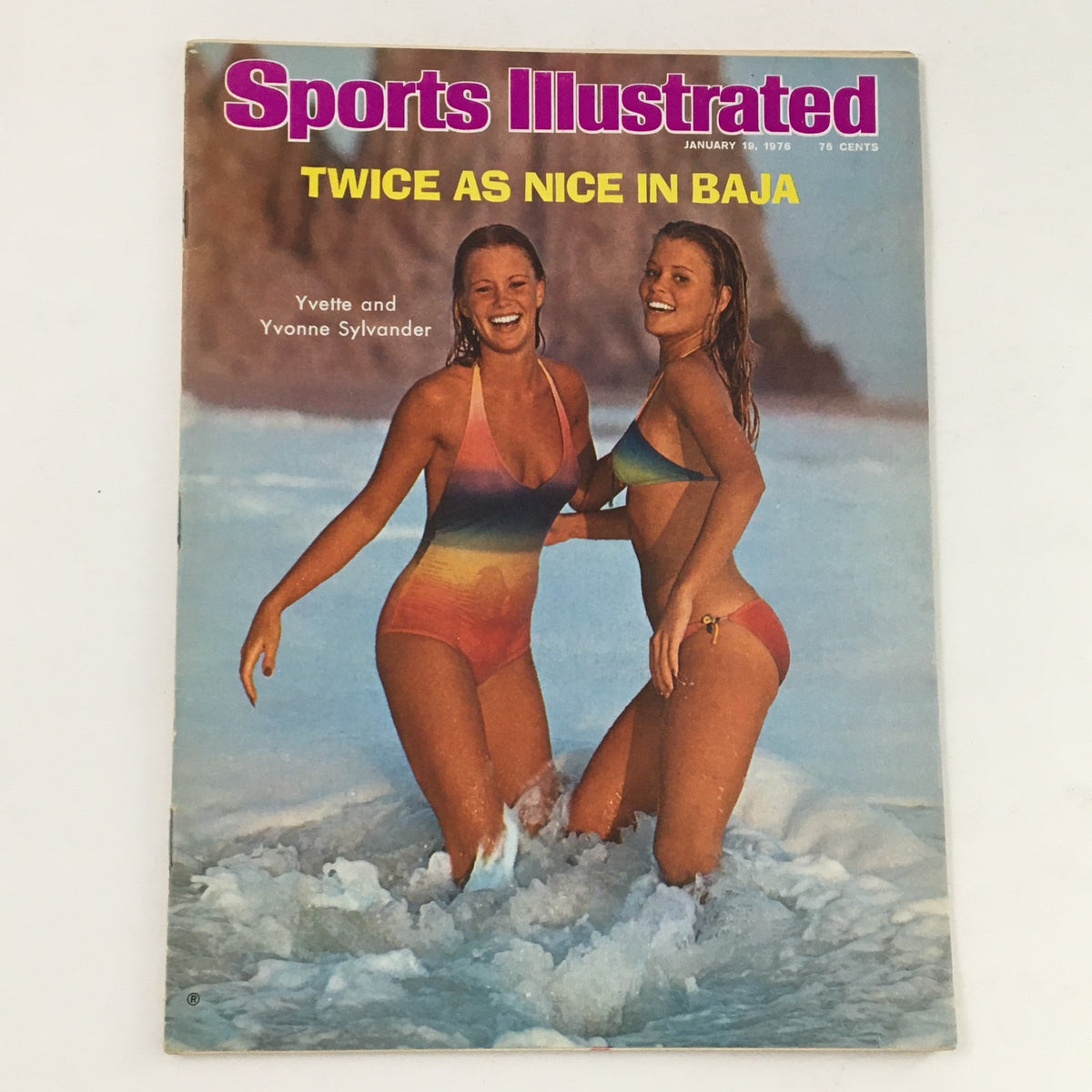 Sports Illustrated Swimsuit Mag January 19 1976 Yvette Yvonne Sylvander No Label