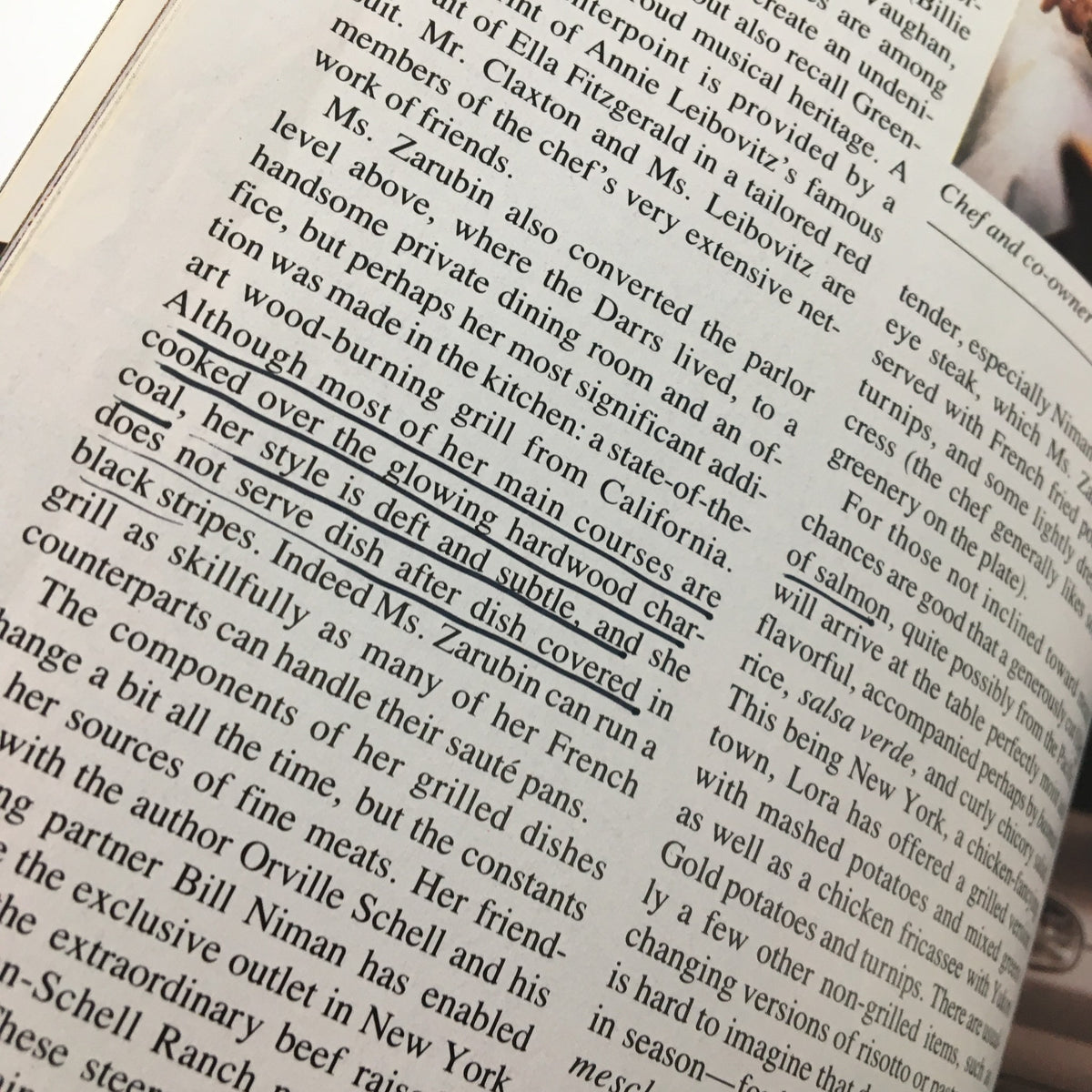 Interior page of Gourmet Magazine April 1992, showcasing an article with text about cooking techniques and recipes, specifically mentioning sun-dried tomatoes.