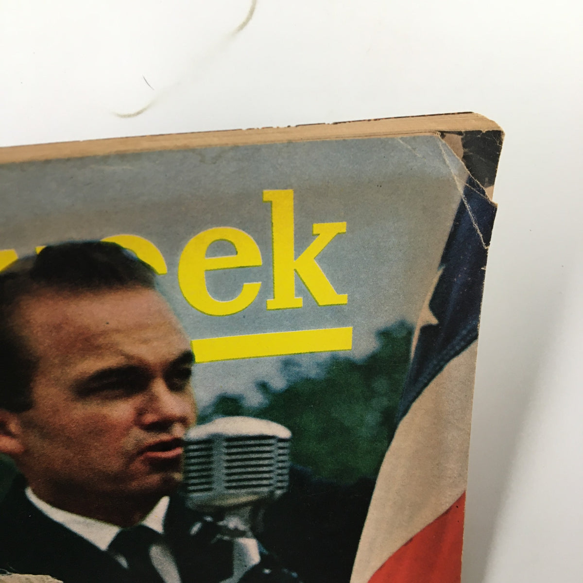 Cover of VTG Newsweek Magazine May 16 1966 featuring Alabama Votes headline and an image of a speaker with a microphone.