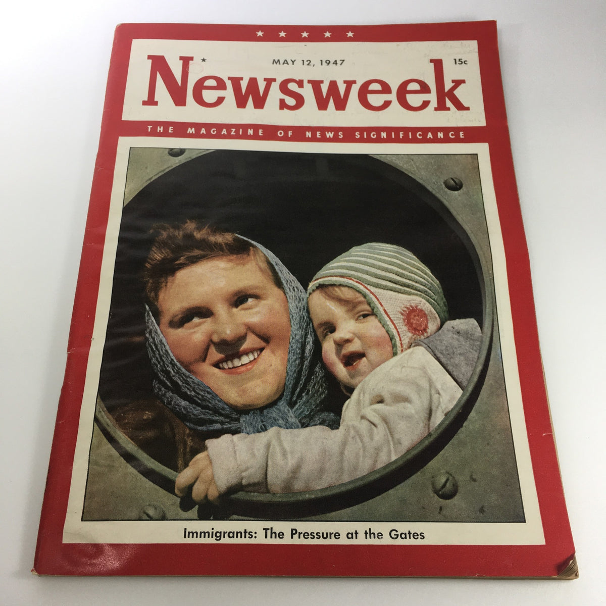 Vintage Newsweek Magazine May 22 1947 The Immigrants No Label