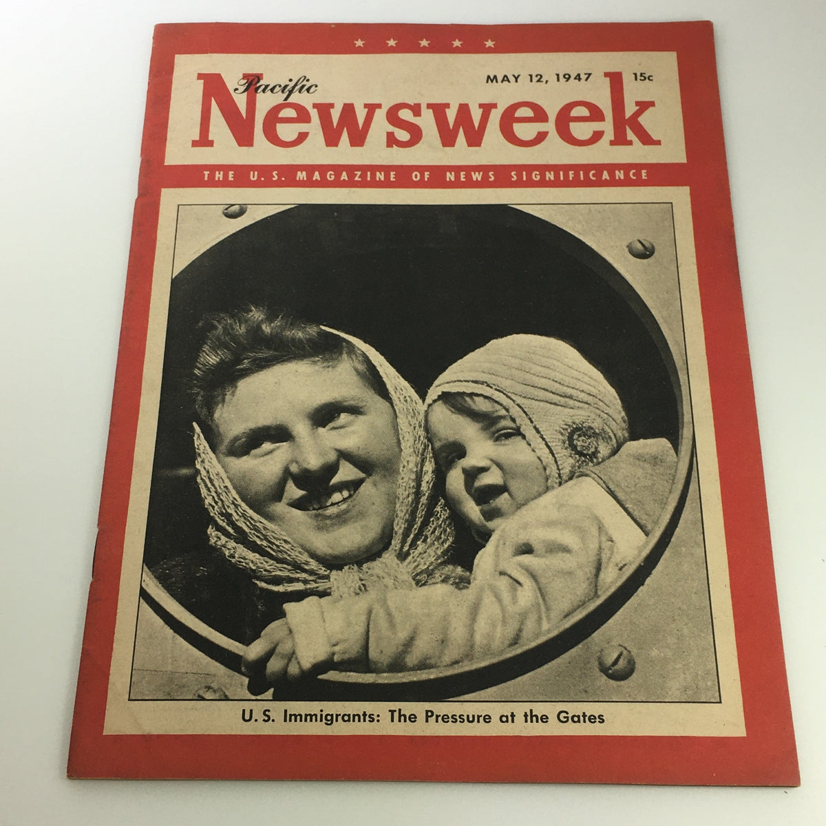 Vintage Newsweek Magazine May 22 1947 The Immigrants No Label
