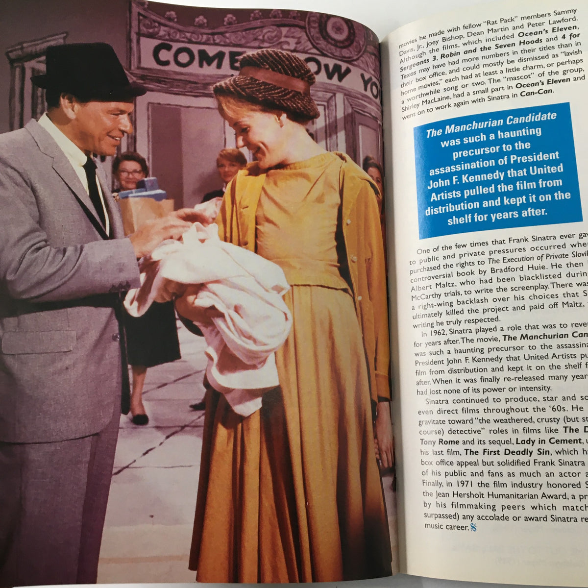 LFP Magazine Vol. 3 #3 Frank Sinatra Memorial Issue featuring a nostalgic scene from a film with Frank Sinatra and a female co-star, capturing the essence of his cinematic legacy.