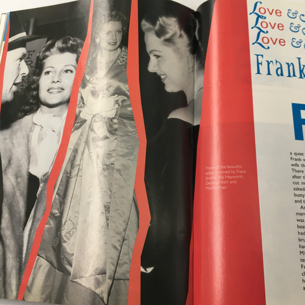 LFP Magazine Vol. 3 #3 Frank Sinatra Memorial Issue showcasing glamorous vintage photographs of Frank Sinatra with various film icons, highlighting his significant connections in Hollywood.