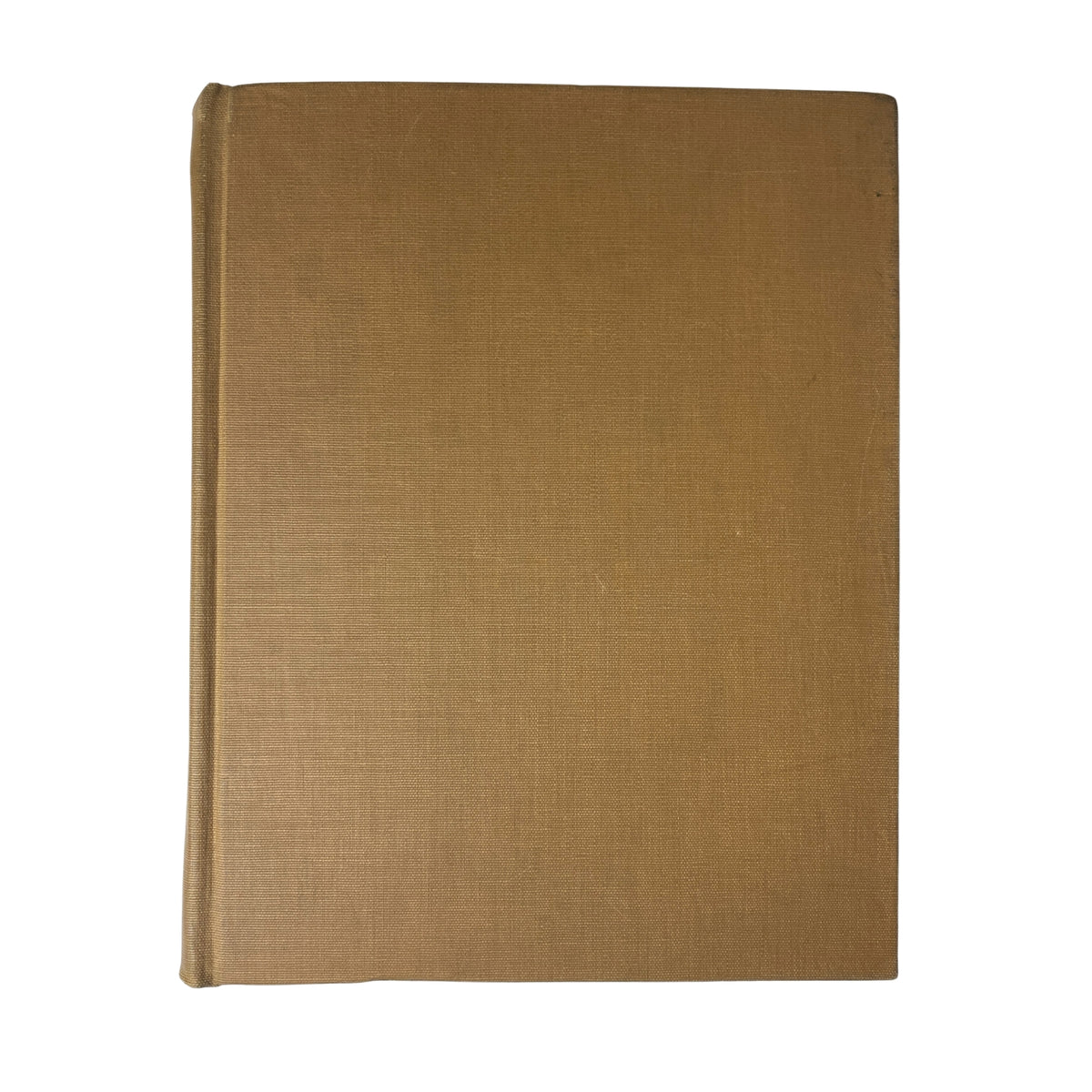 Single volume of Ladies' Home Journal Library Bound Magazine 1950, depicting the gold cover without titles.