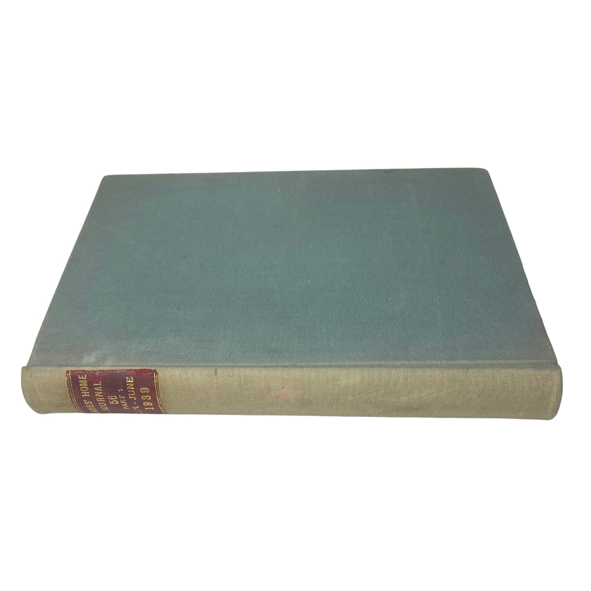 Ladies' Home Journal Library Bound Magazine 1939 Full Year January - December, highlighting the spine of a bound volume for 1939.