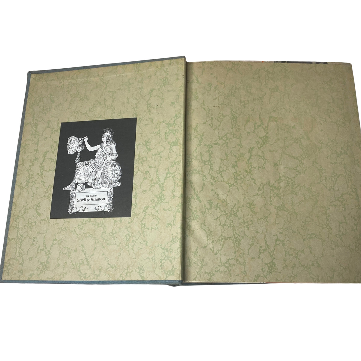 Ladies' Home Journal Library Bound Magazine 1941 Full Year January - December displaying the interior of a volume with a decorative endpaper.