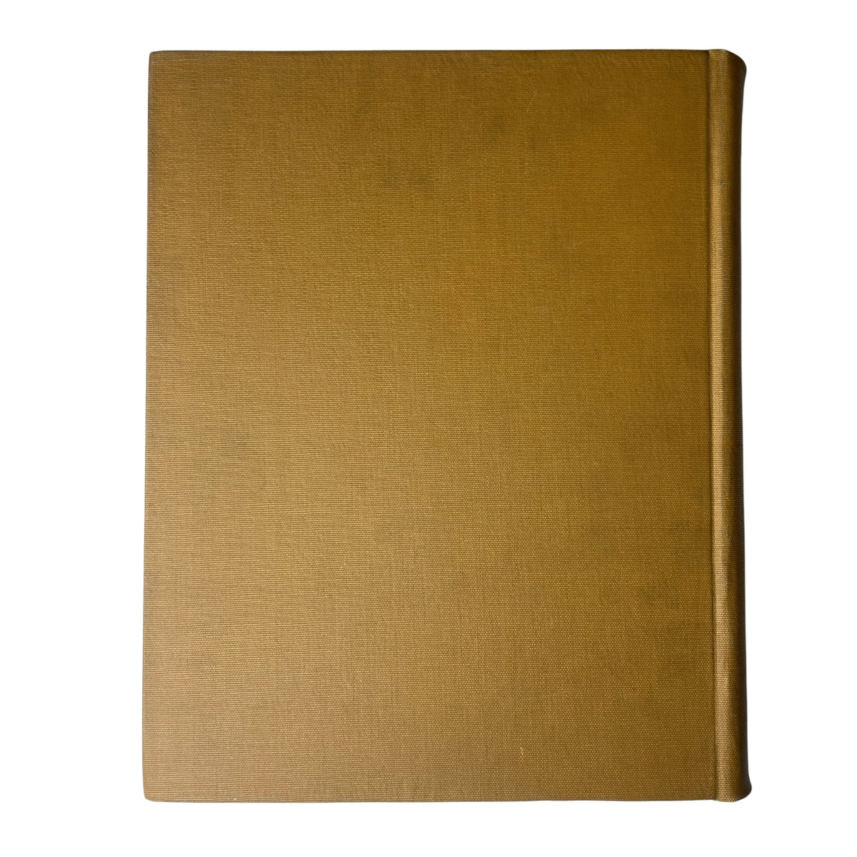 The back cover of the Ladies' Home Journal library bound magazine from 1950, showing the solid, simple design of the binding, preserving the complete collection from January to December.