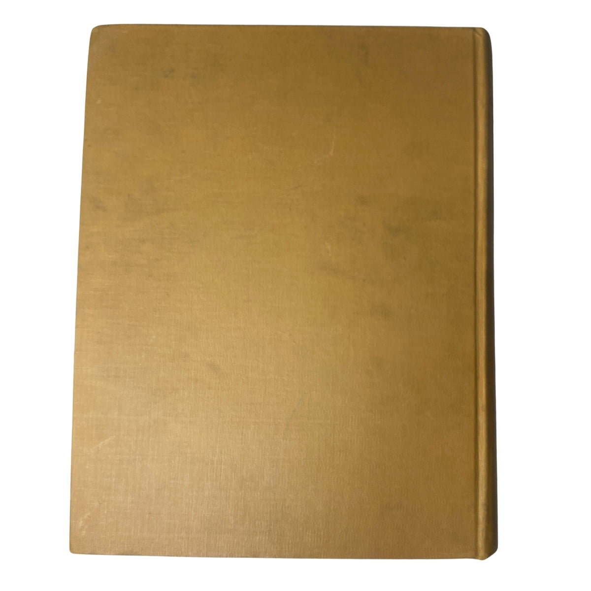 Back cover of the Ladies' Home Journal Bound Magazine, featuring a plain golden cover without any design elements, showcasing the volume's sturdy and classic binding.