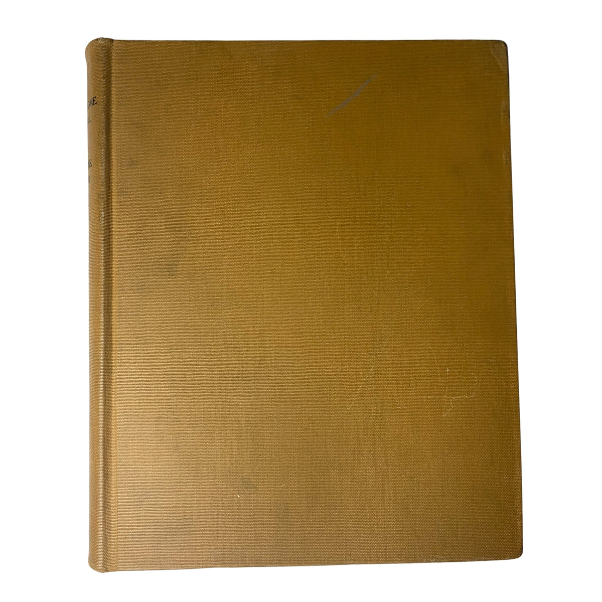 Ladies' Home Journal Library Bound Magazine 1956 showing the spine of the book, featuring a brown hard cover.