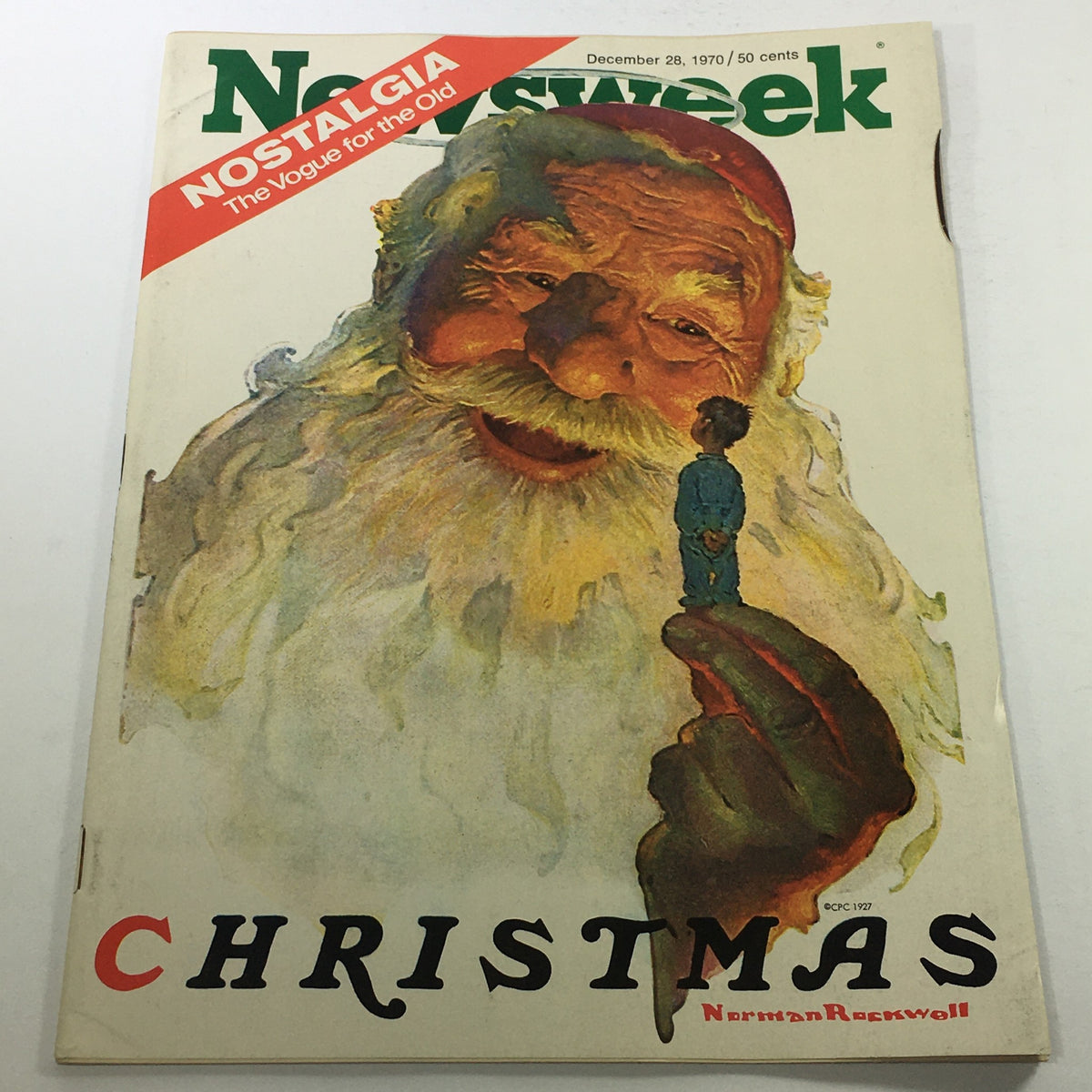 Newsweek Magazine December 28 1970 - Norman Rockwell Art Cover