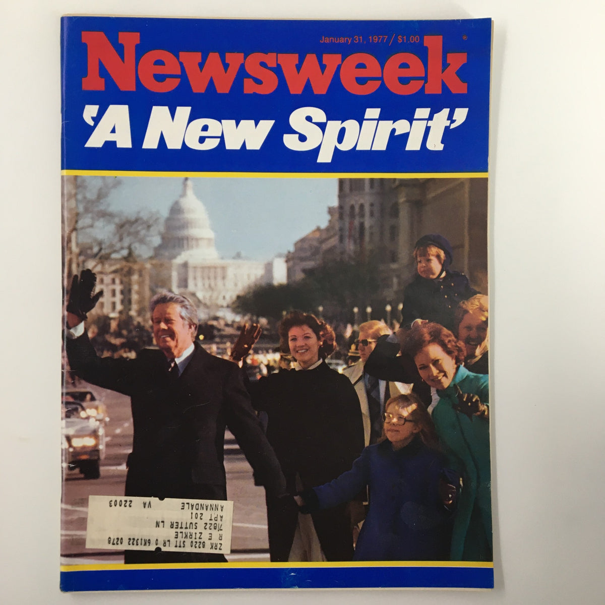 Vintage Newsweek Magazine January 31 1977 Jimmy Carter, A New Spirit