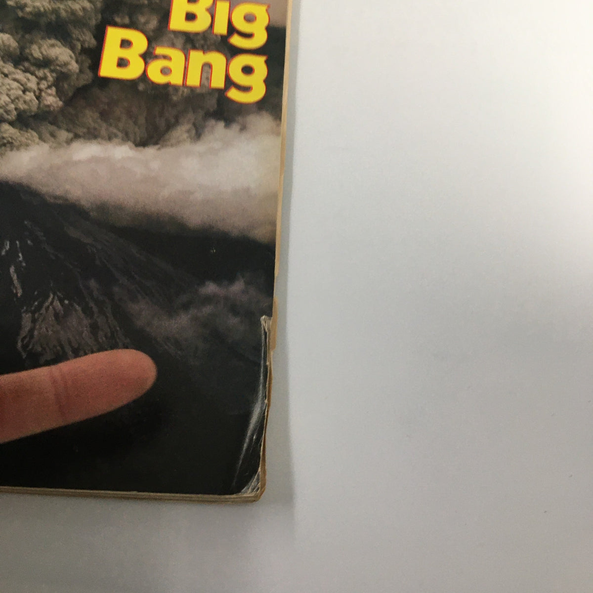 Cover of the vintage Newsweek magazine from June 2, 1980, featuring the title 'The Big Bang' related to the Mount Saint Helens explosion, showcasing dramatic volcanic imagery.