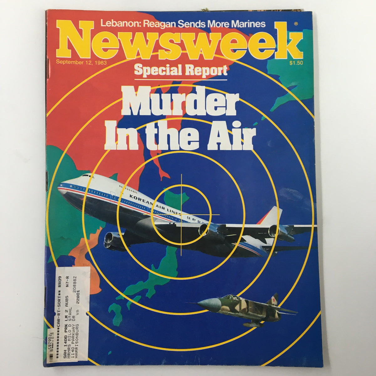Vintage Newsweek Magazine September 12 1983 Lebanon Ronald Reagan Sends More Marines