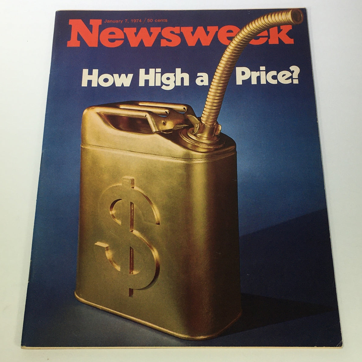 Vintage Newsweek Magazine January 7 1974 - How High A Price / Newsstand / No Label