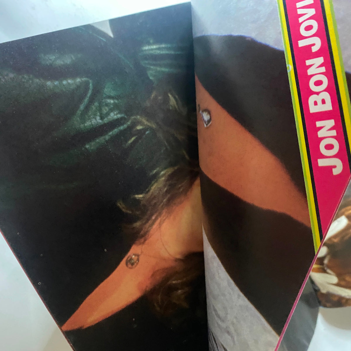 Vintage Hard Rock Poster Magazine 1986 Vol 6 Jon Bon Jovi w Poster No Label