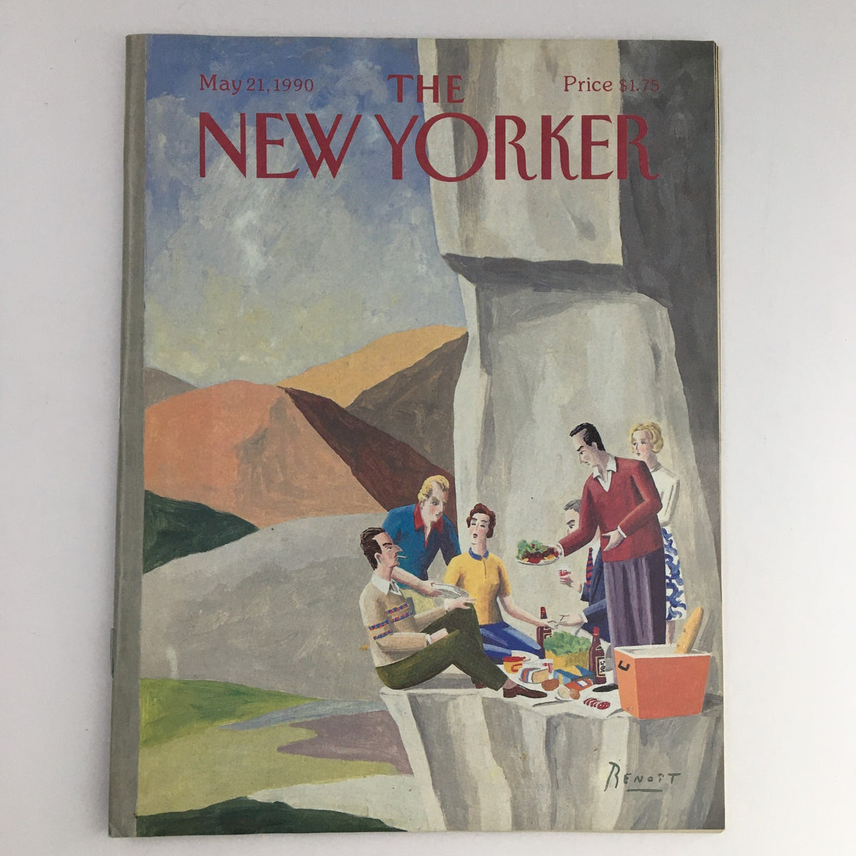 The New Yorker Magazine May 21 1990 Full Theme Cover by Benoi van Innis