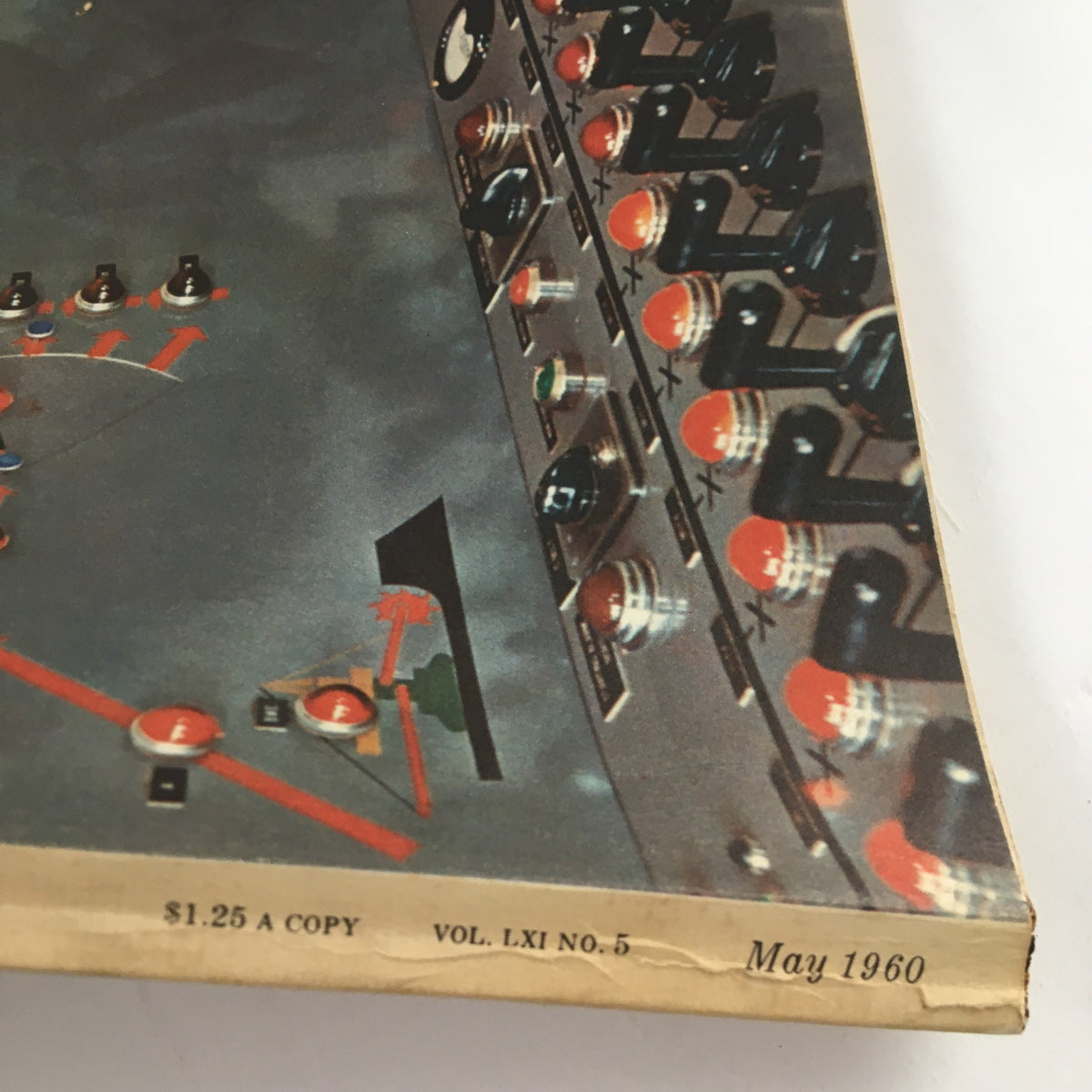 Cover of Fortune Magazine May 1960, featuring an industrial design with controls and machinery, showcasing Harry Oppenheimer's article on Industrial Africa.