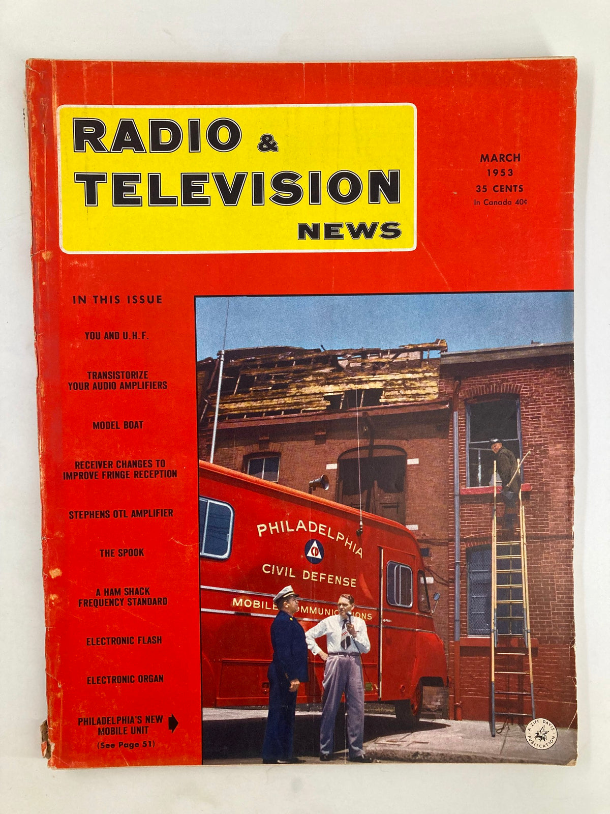 Vintage Radio & Television News Magazine March 1953 Stephens OTL Amplifier