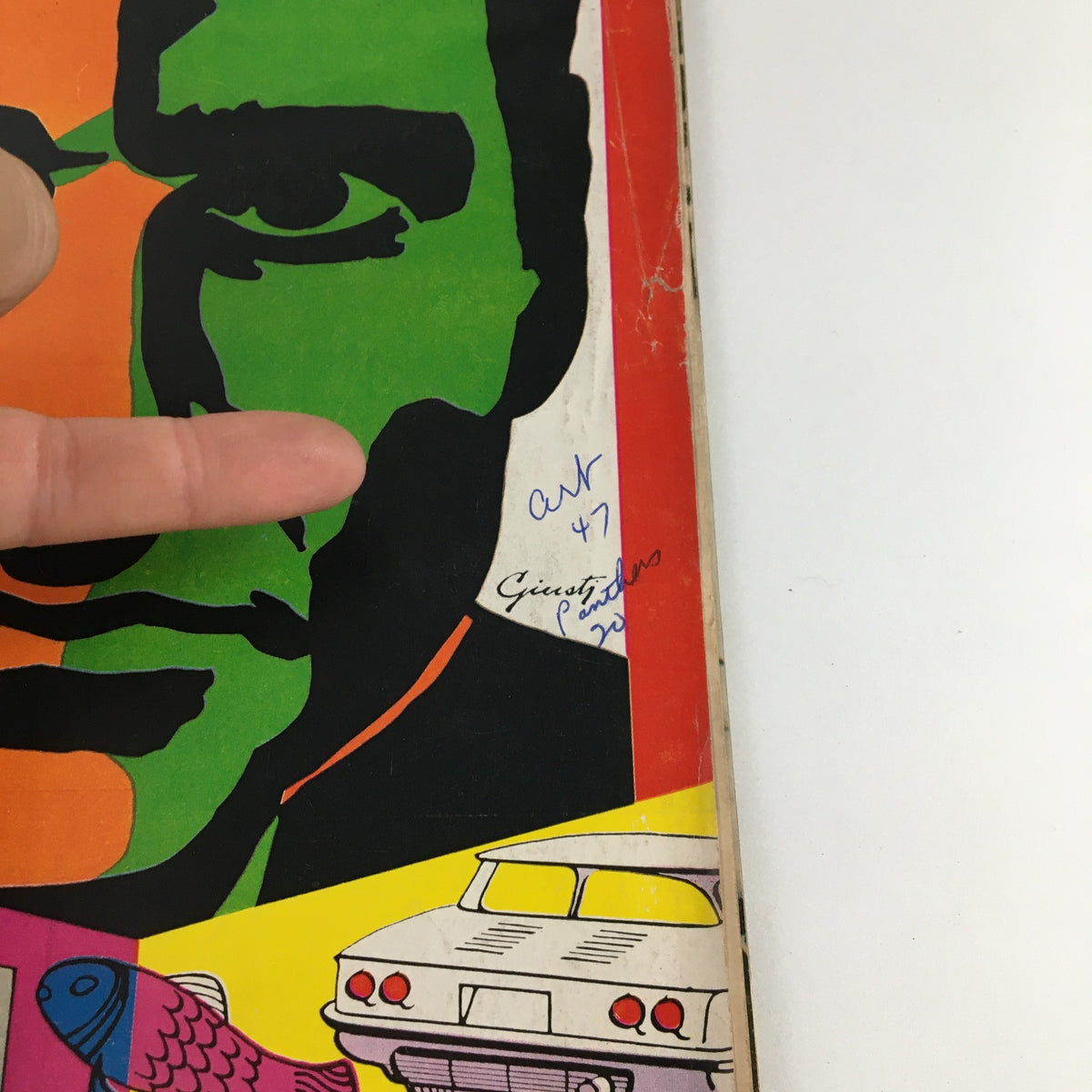 Cover of Time Magazine from December 12, 1969, featuring American activist Ralph Nader. The artwork includes vibrant colors and graphics, reflecting the era's aesthetic with symbols of activism and culture.