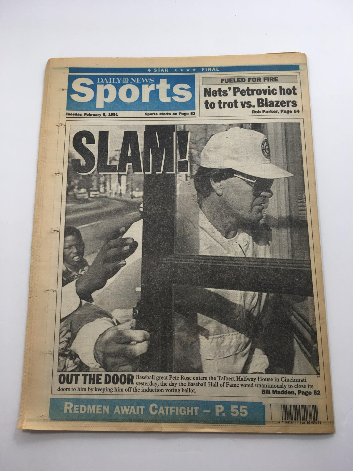 New York Daily News: Feb 5 1991, Giants Linebacker L.Taylor arrested in Hawaii
