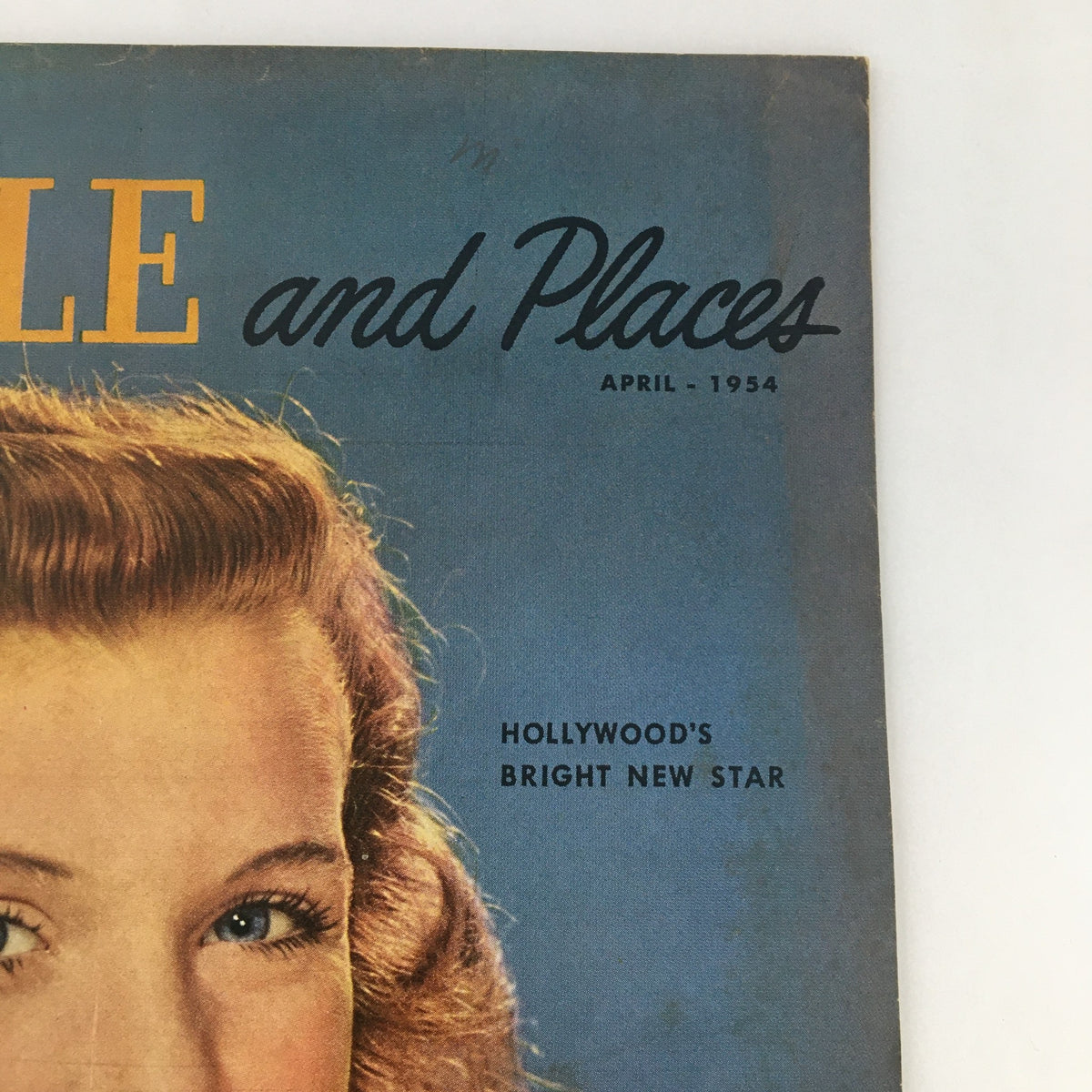 People and Places Magazine April 1954 Hollywood's Brightest New Star