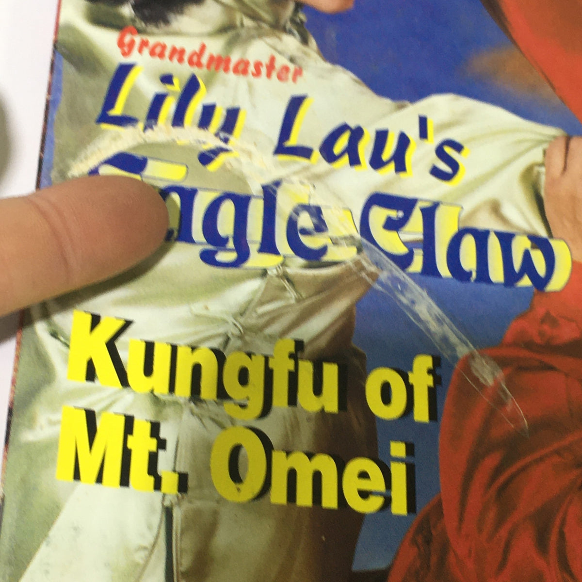 Close-up of Wushu Qidong Kung Fu Magazine cover, October-November 1996, highlighting Grandmaster Lily Lau's Eagle Claw and Kungfu of Mt. Omei.