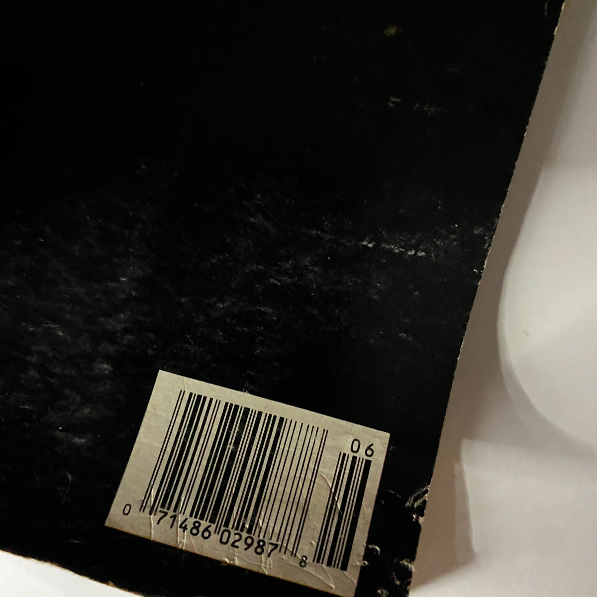 Barcode on the back cover of Spin Magazine June 1987 Vol 3 No. 3 featuring Michael Jackson and U2, collectible vintage magazine.