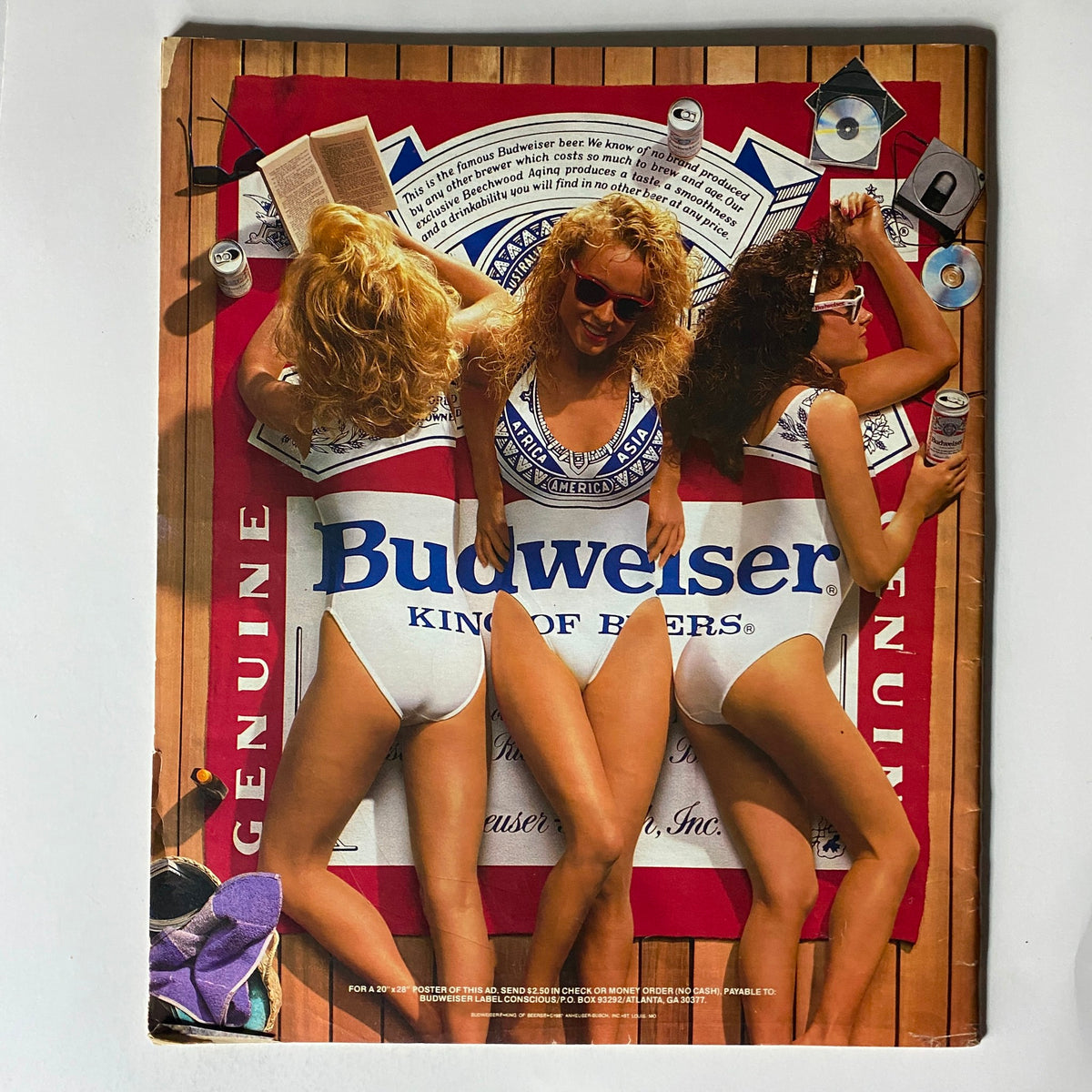 Cover image of Spin Magazine May 1988 Vol 4 No. 2 featuring three women in Budweiser swimsuits, capturing the vibrant energy of late 80s culture.