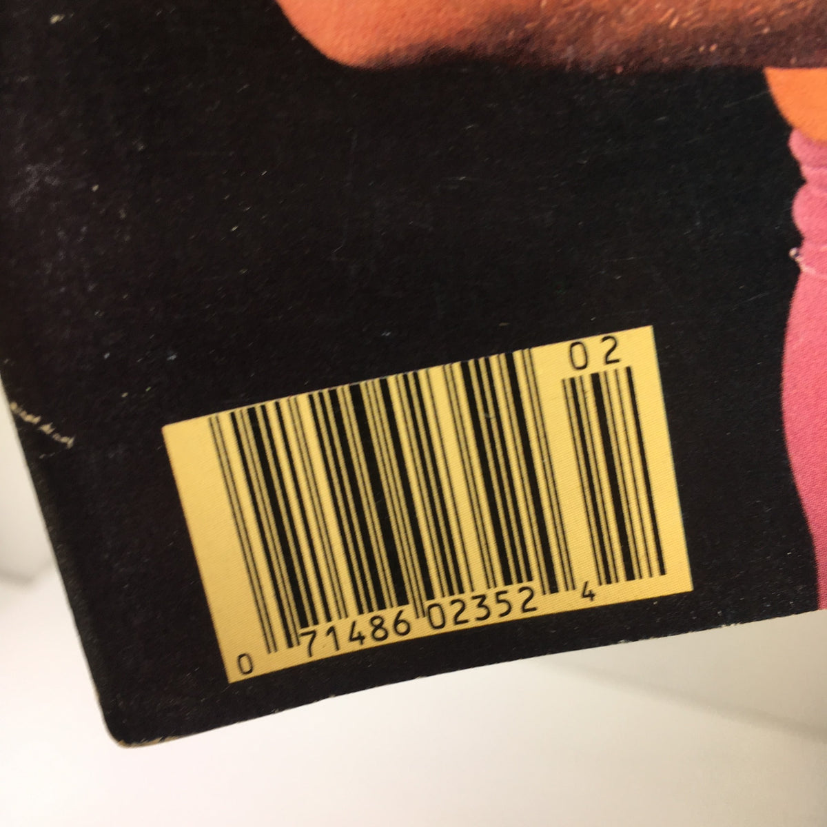 Image of the barcode at the bottom of the WWF Magazine featuring Randy Savage, from the February/March 1987 issue 'Randy Savage Still Holds the Belt'.