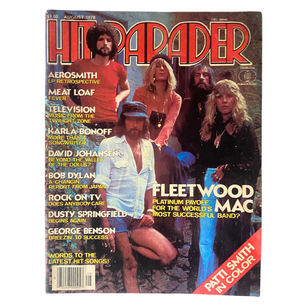Vintage Hit Parader Magazine August 1978 No. 169 Fleetwood Mac No Label