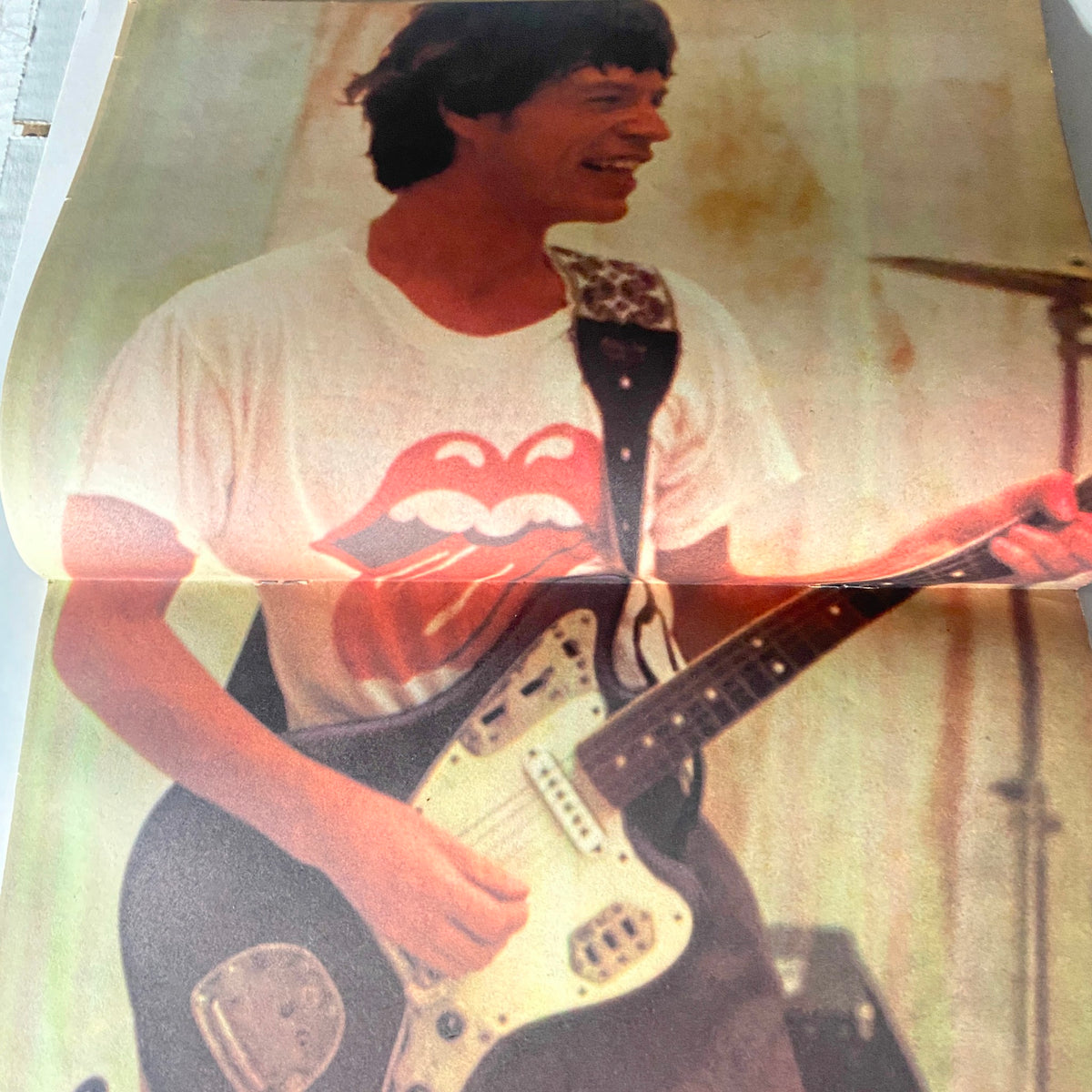 Vintage Hit Parader Magazine October 1978 No 171 Mick Jagger Rolling Stones w Poster