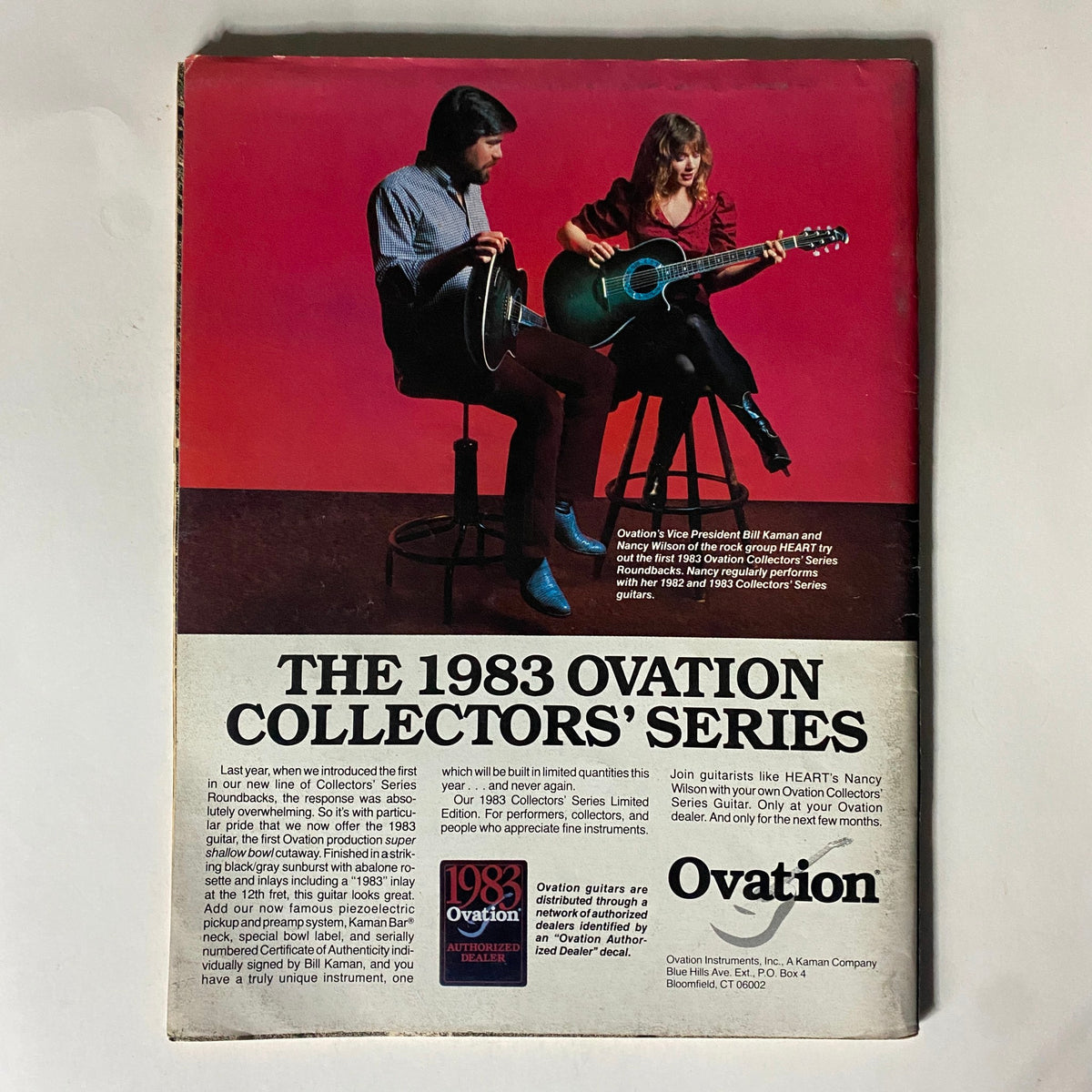 Vintage Guitar Magazine December 1983 Phil Collen and Steve Clark No Label