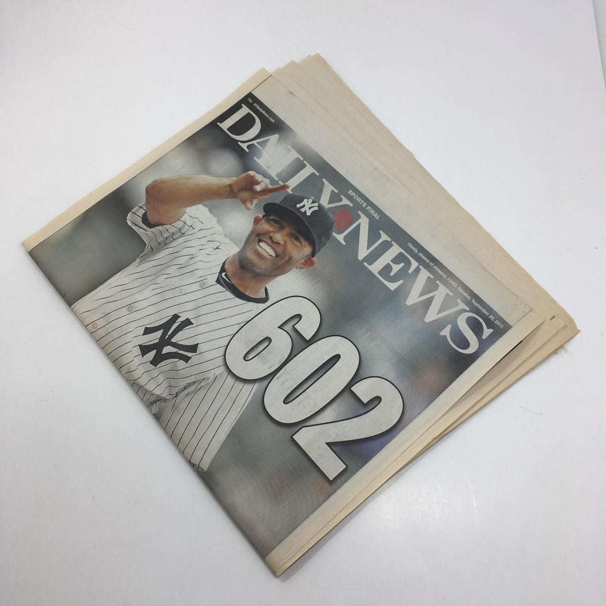 NY Daily News: 09/10/11, 602 Mo Breaks Save Record, Pitchers Way Into History