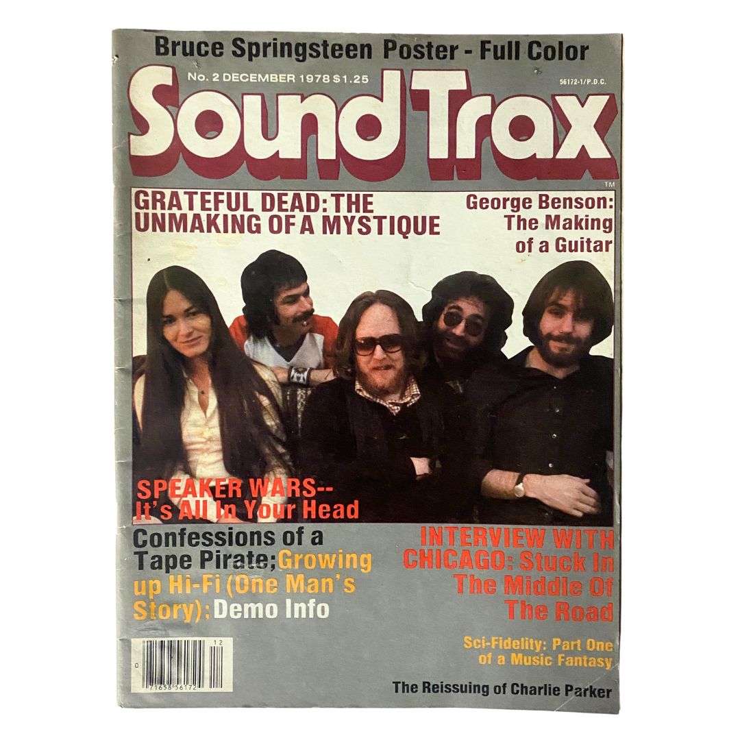 Sound Trax Magazine December 1978 featuring George Benson on the cover, highlighting articles about jazz music and cultural insights from the late 1970s.