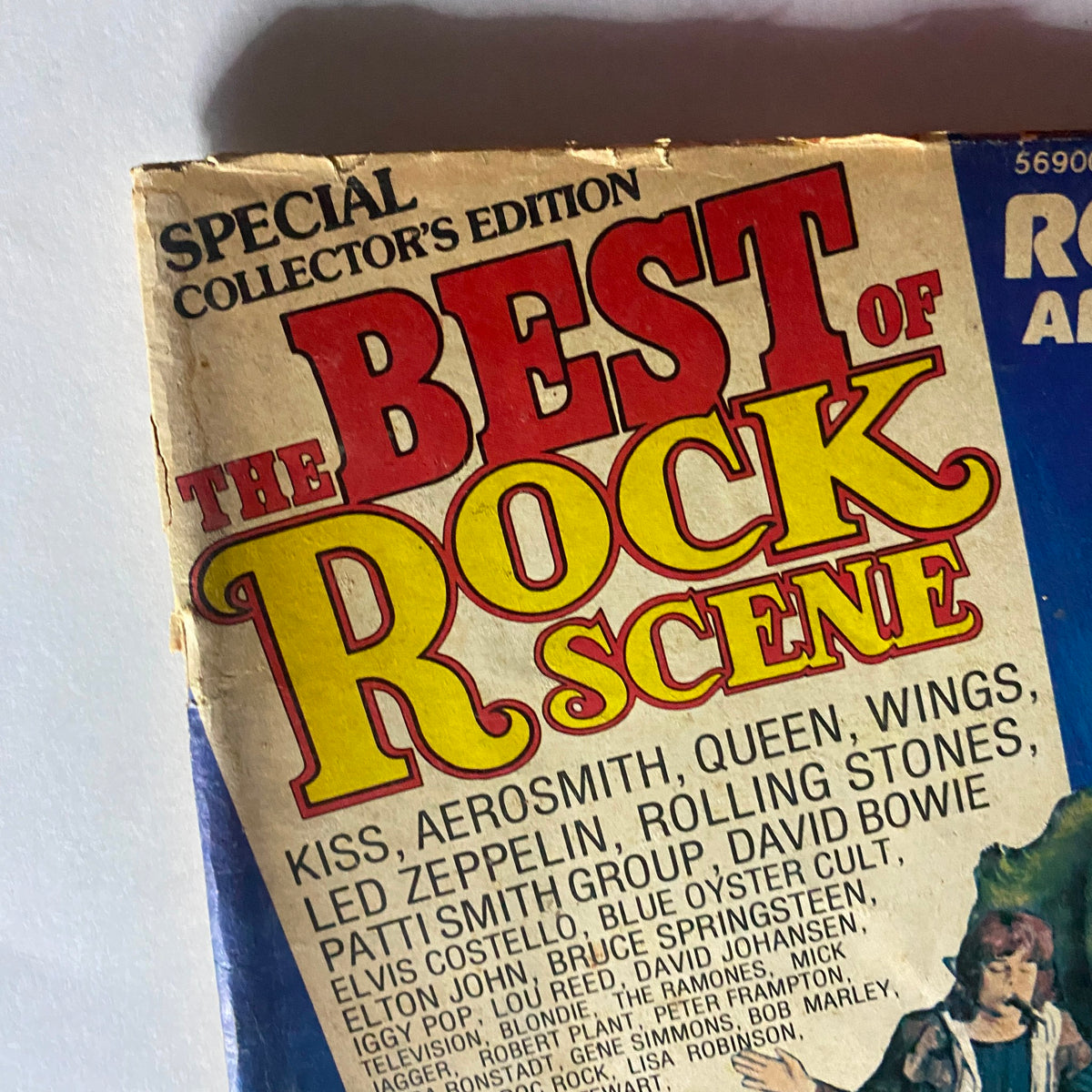 Cover of VTG The Best of Rock Scene Magazine July 1978 featuring Kiss, Aerosmith and other iconic bands in a special collector's edition.