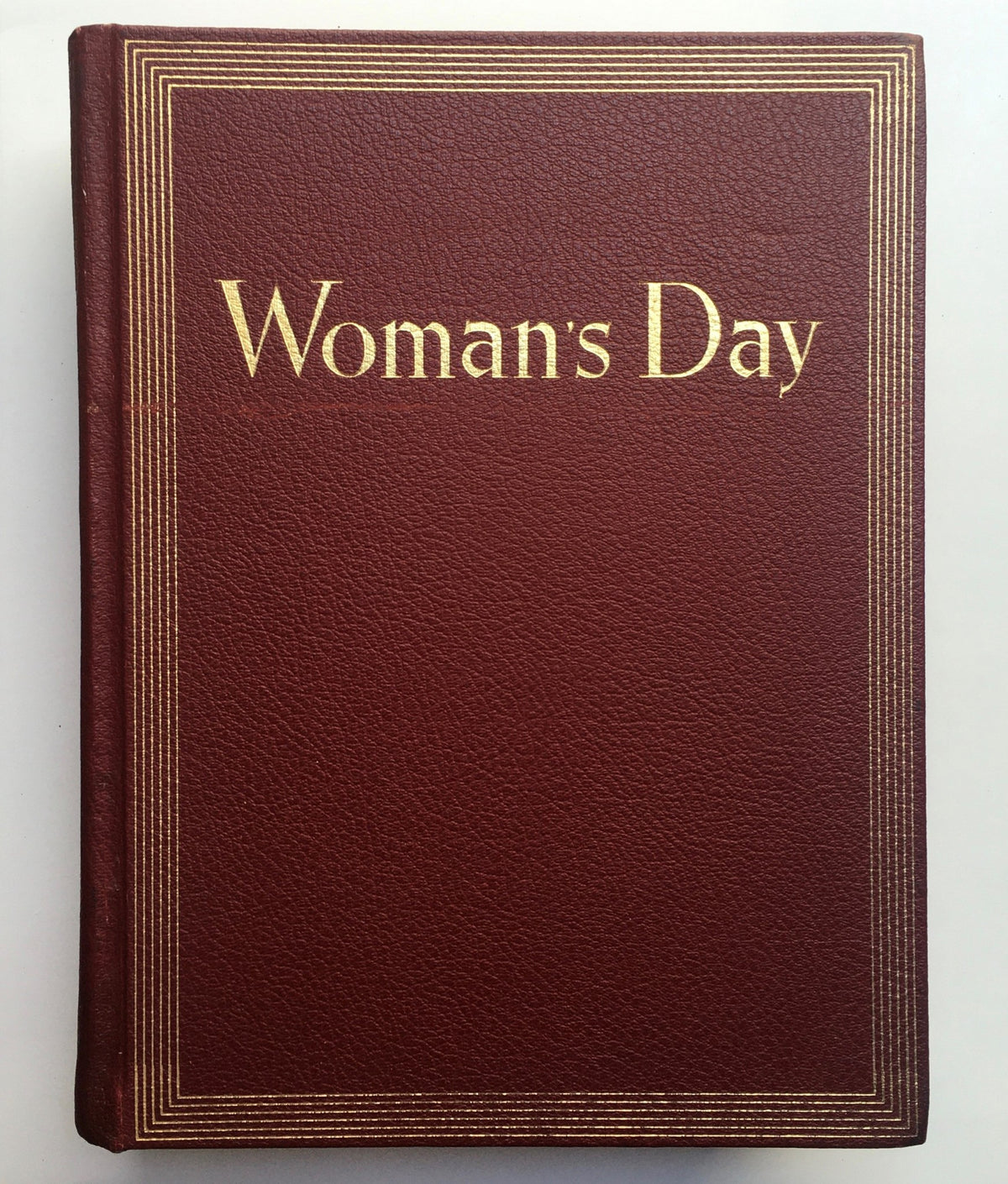 1954 Woman's Day Magazine, complete year-round compilation bound in a single book, featuring all issues from the year.