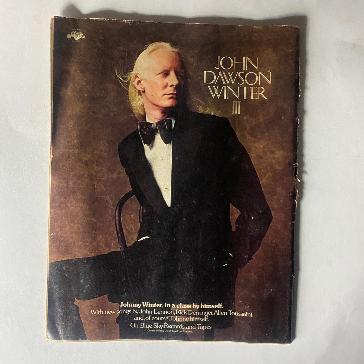 Vintage Circus Magazine February 1975 No. 104 Jimmy Page w Centerfold No Label