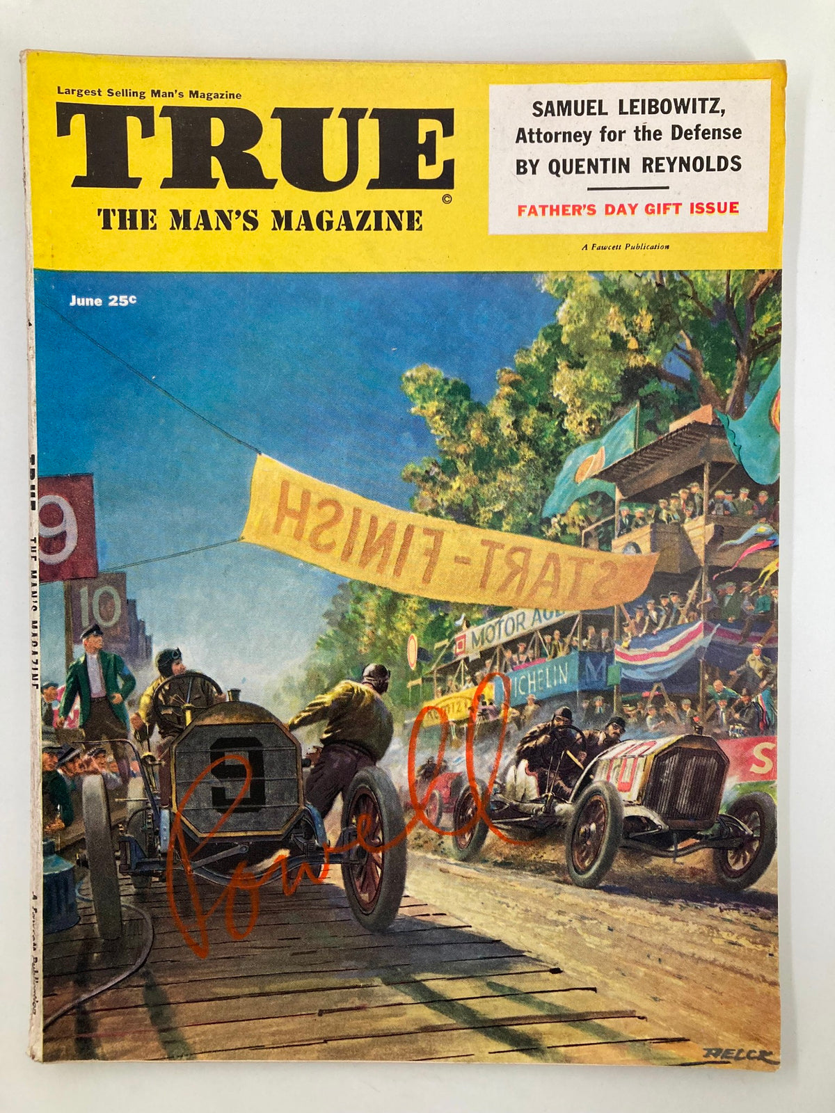 TRUE The Man's Magazine June 1950 Samuel Leibowitz Atty for the Defense No Label
