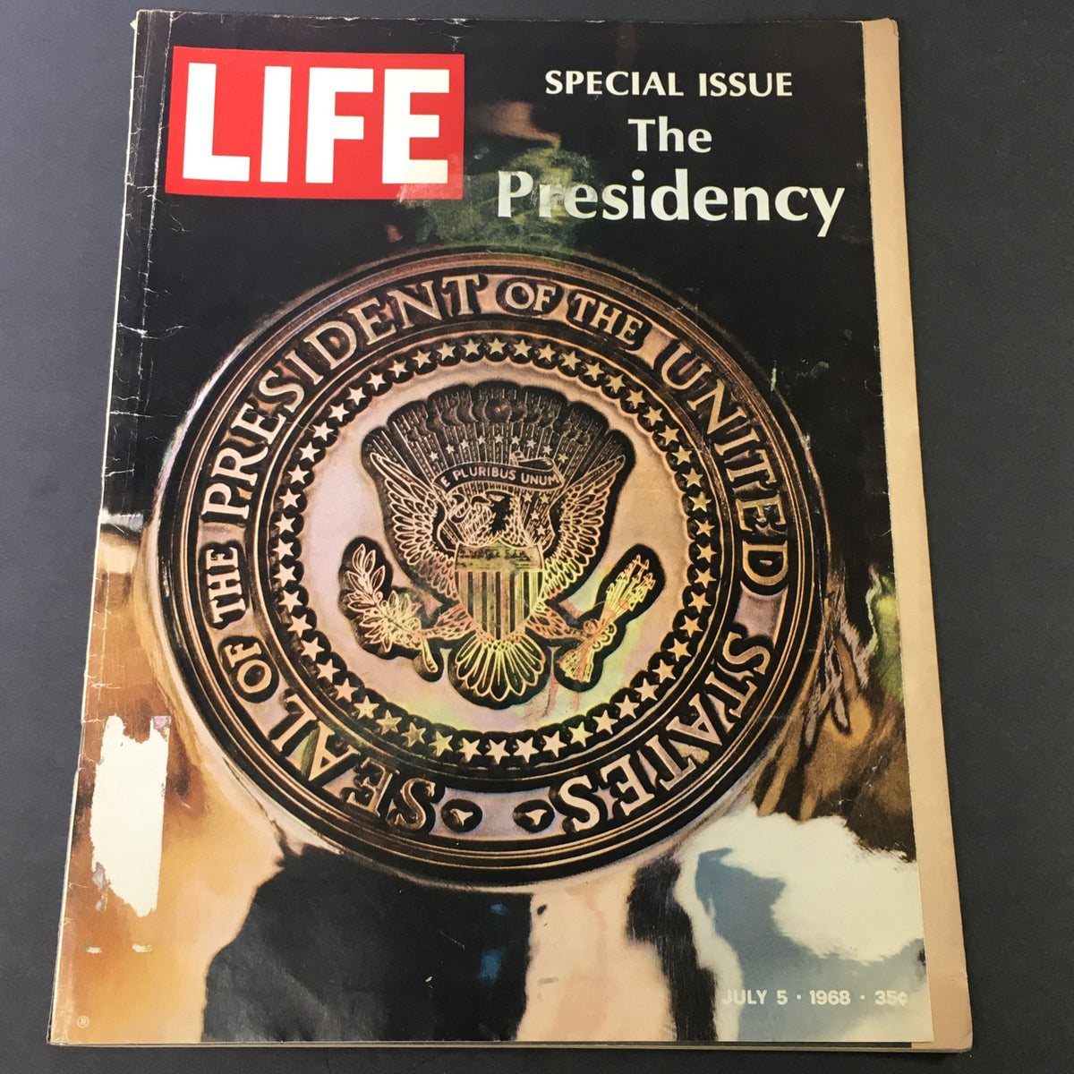 VTG Life Magazine July 5 1968 Special Issue The Presidency, featuring an iconic cover with the Presidential Seal.